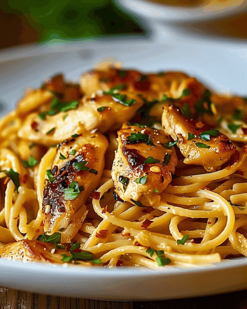 Monterey Chicken Spaghetti