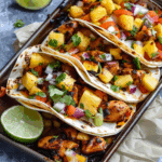 One Pan Chicken and Pineapple Tacos