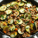 Ground Turkey and Zucchini Skillet