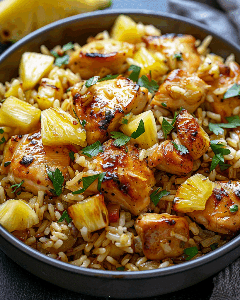 Pineapple Chicken and Rice