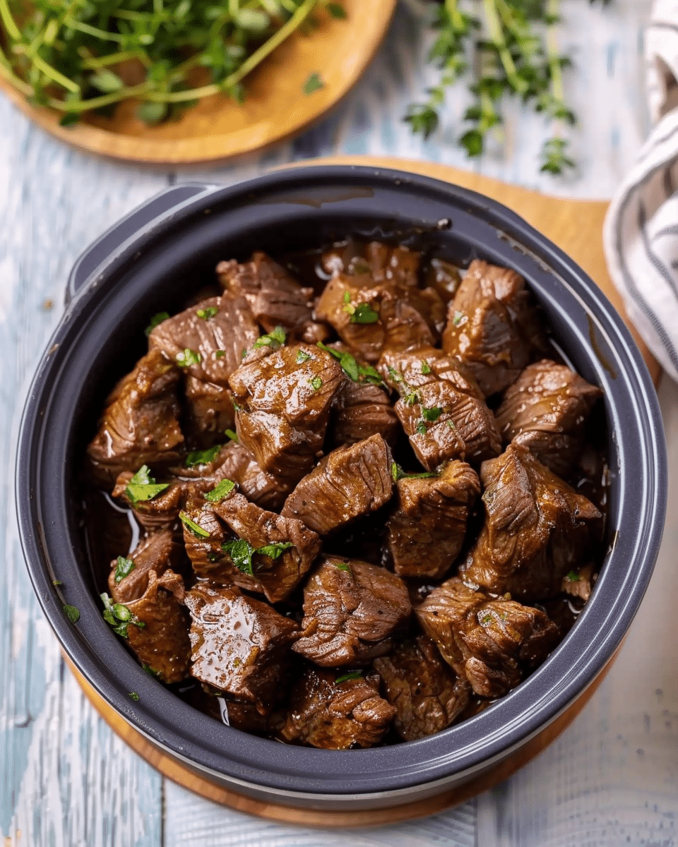 Crockpot Steak Bites