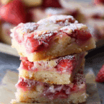 Strawberry Lemon Blondies