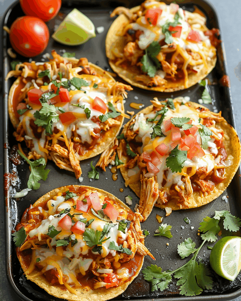Mexican Rotisserie Chicken Tostadas