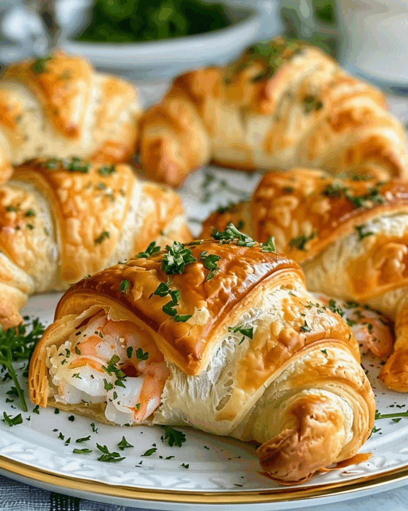 Shrimp and Crab Stuffed Crescent Bombs