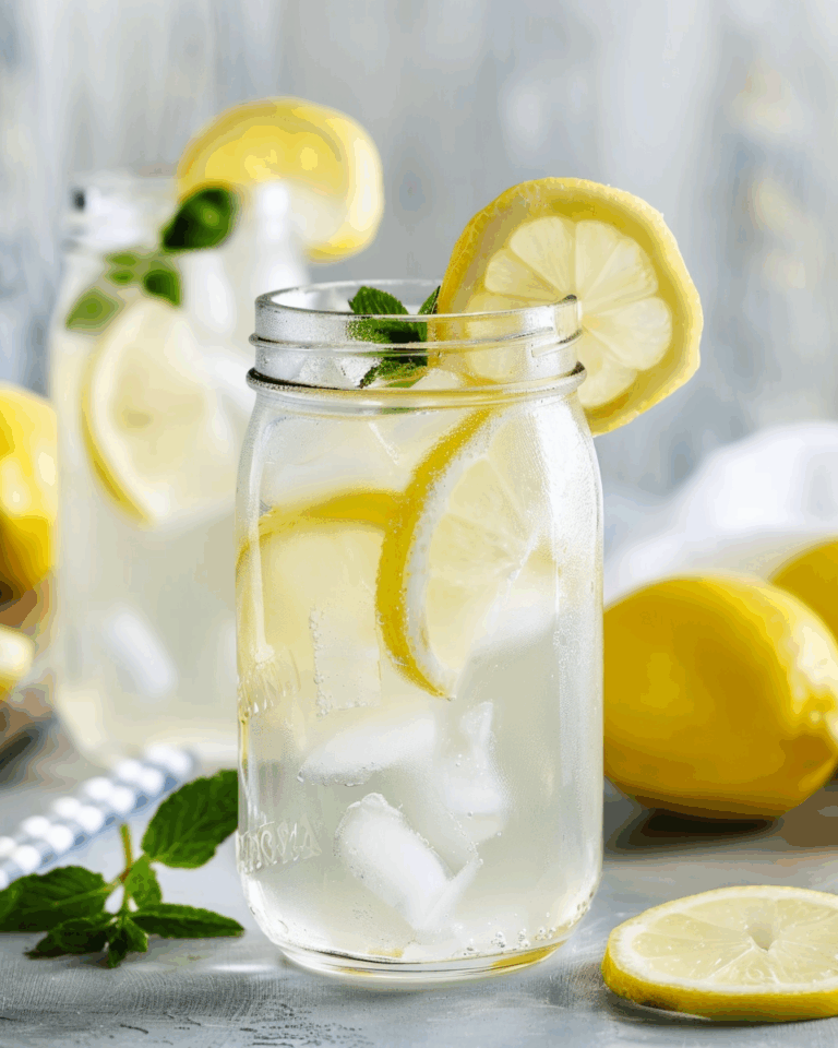 Lemon Water Flat‑Stomach Drink