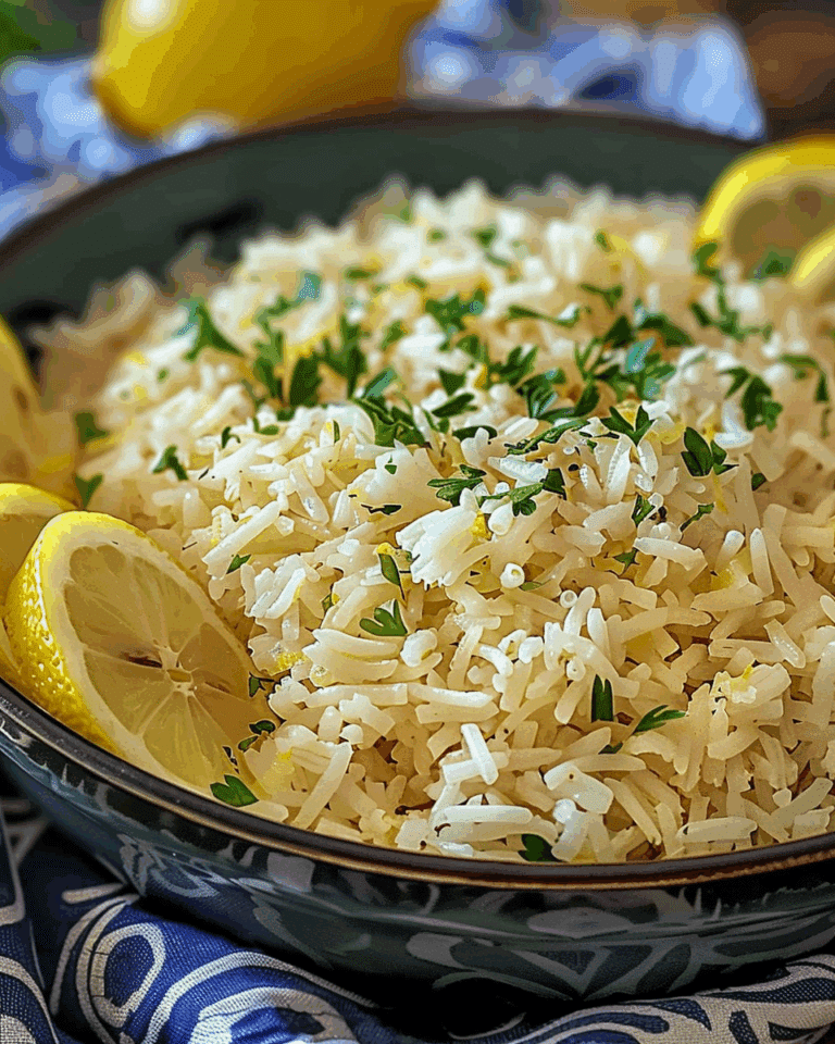 Greek Lemon Rice Recipe