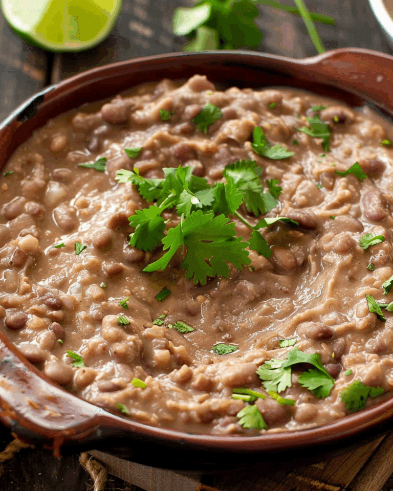 Homemade Refried Beans Recipe
