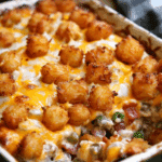 The BEST Tater Tot Casserole