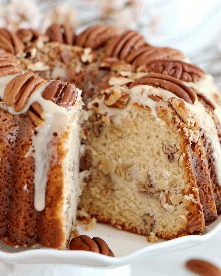 Butter Pecan Pound Cake
