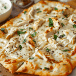 Chicken Alfredo Flatbread