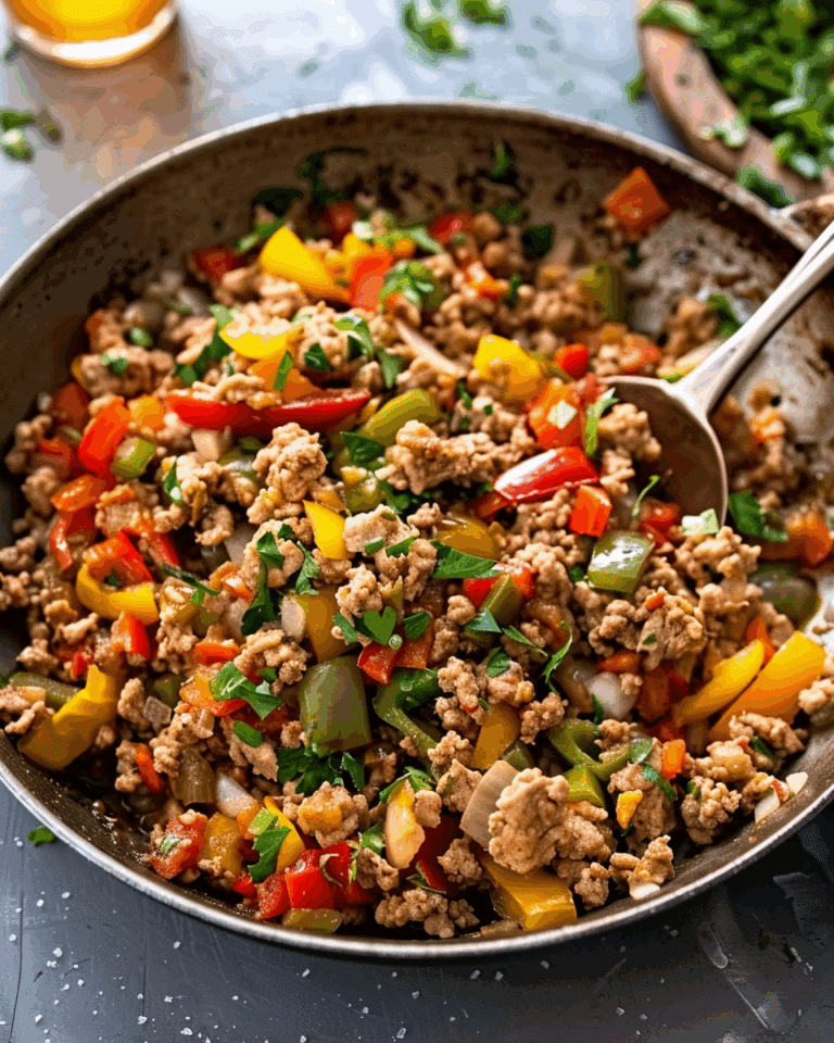 Ground Turkey and Peppers: A Flavorful, Healthy, and Quick Meal
