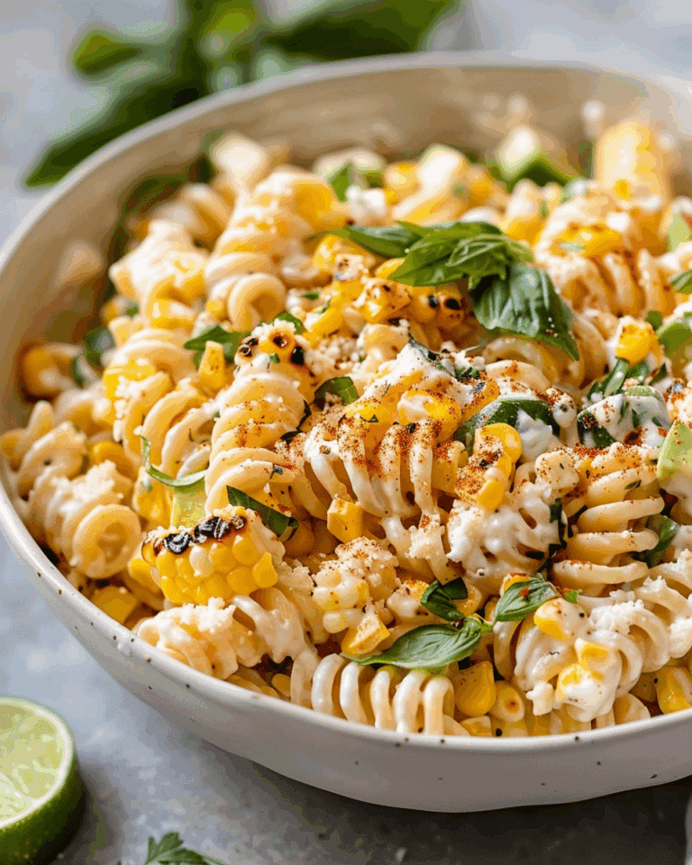 Creamy Street Corn Pasta Salad