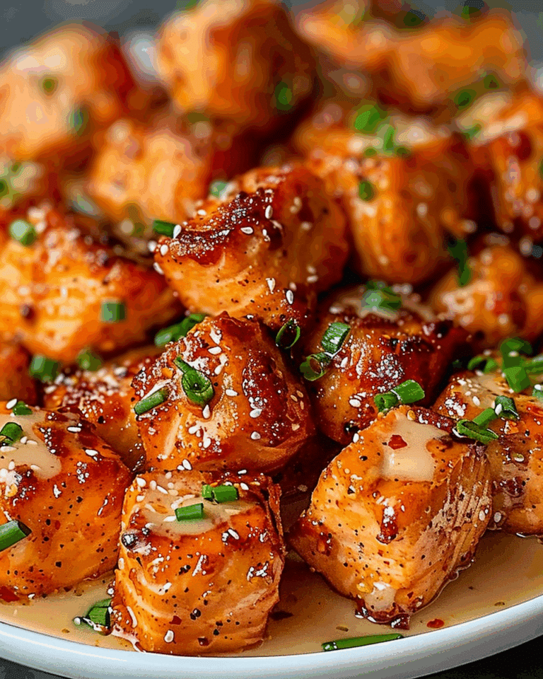 Crispy Spicy Salmon Bites