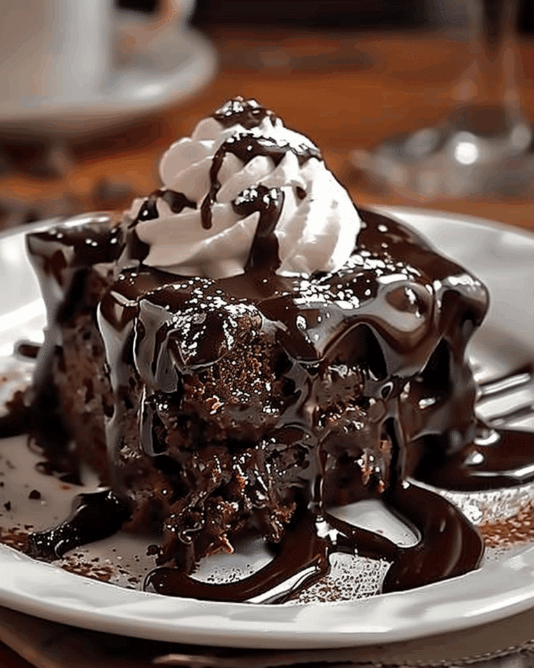 Hot Fudge Chocolate Pudding Cake