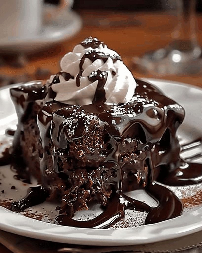 Hot Fudge Chocolate Pudding Cake