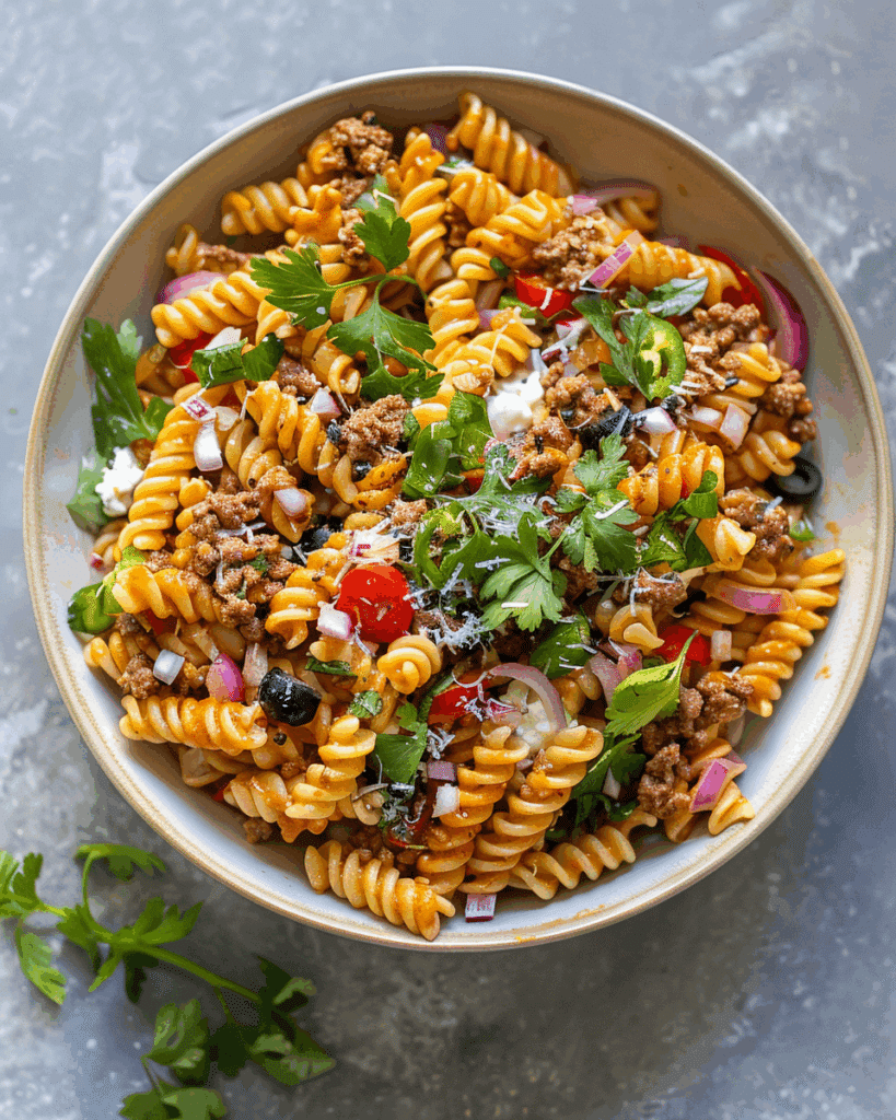 Pasta Taco Salad