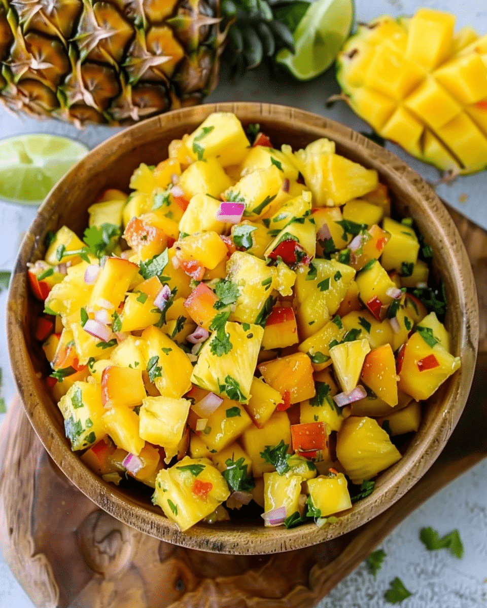 Pineapple Mango Salsa