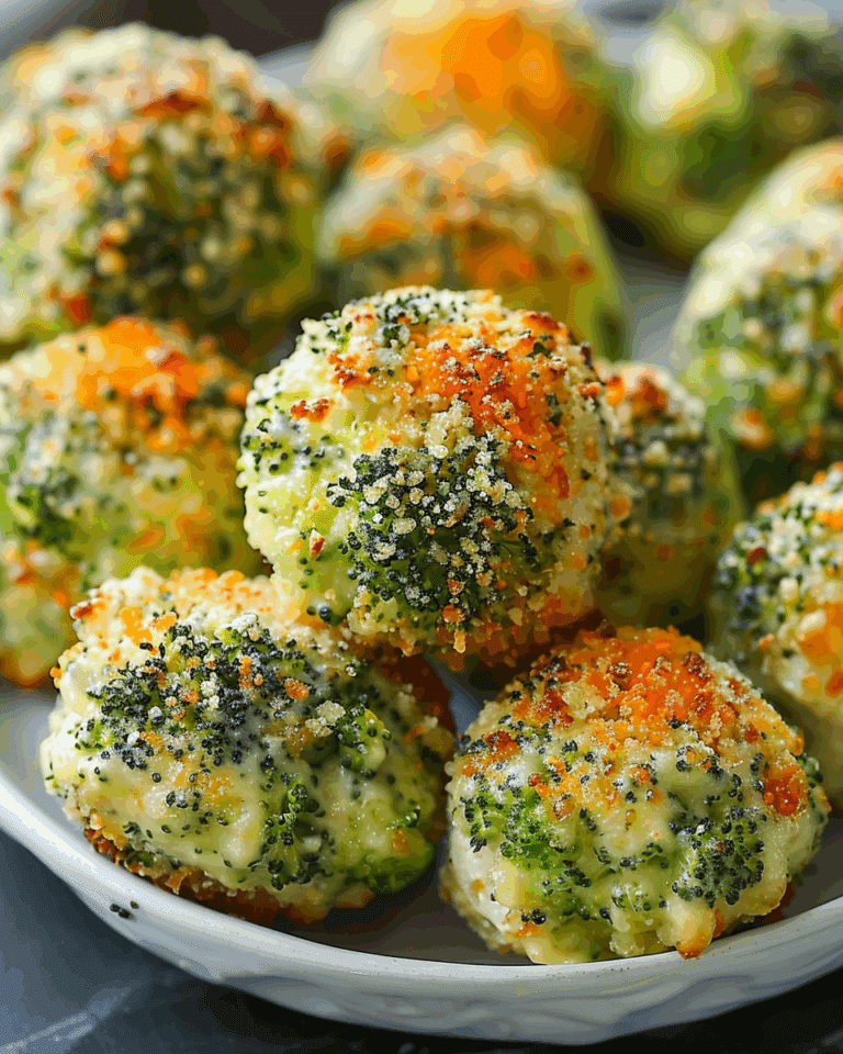Baked Broccoli Cheese Balls