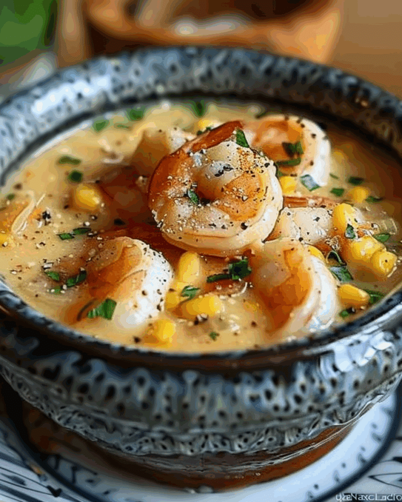 New Orleans Shrimp and Corn Bisque
