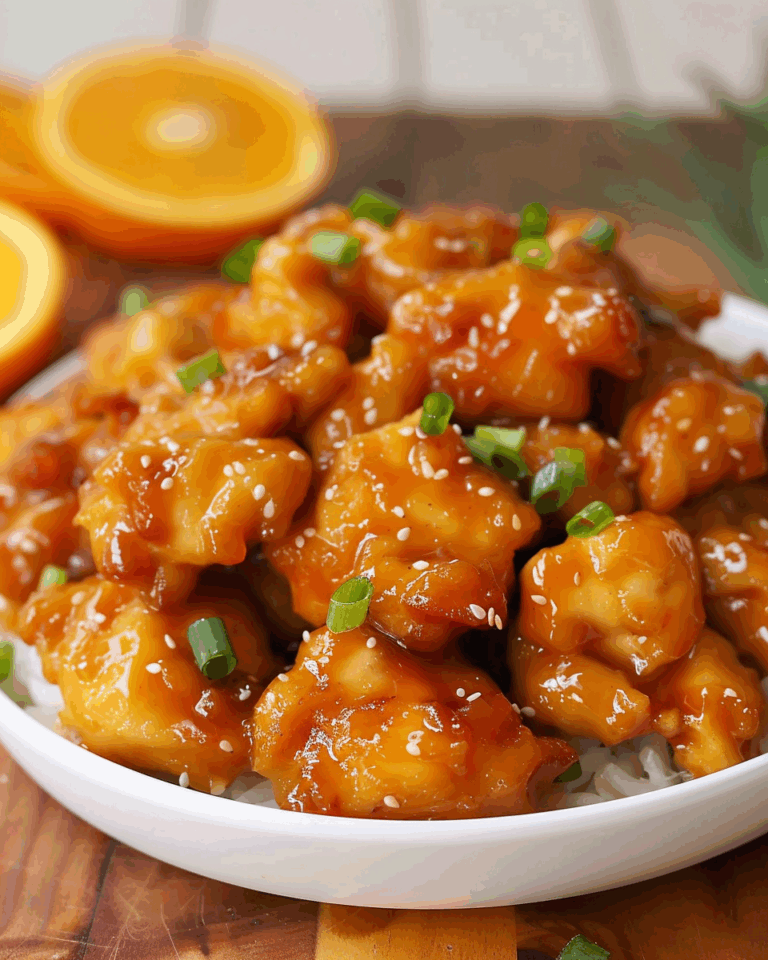 4‑Ingredient Orange Chicken