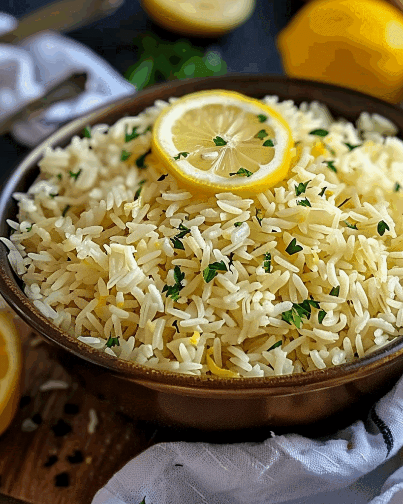 Greek Lemon Rice Recipe