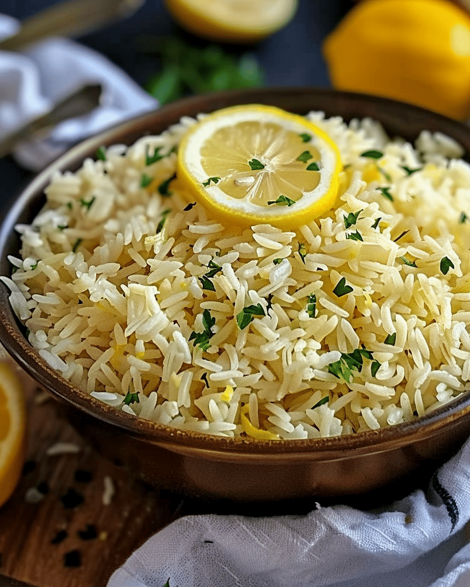 Greek Lemon Rice Recipe