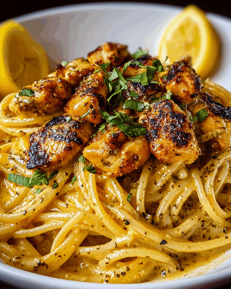 Creamy Chicken Linguine (Print Version) Recipe