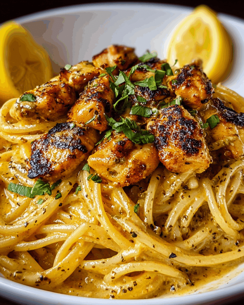 Creamy Chicken Linguine (Print Version) Recipe