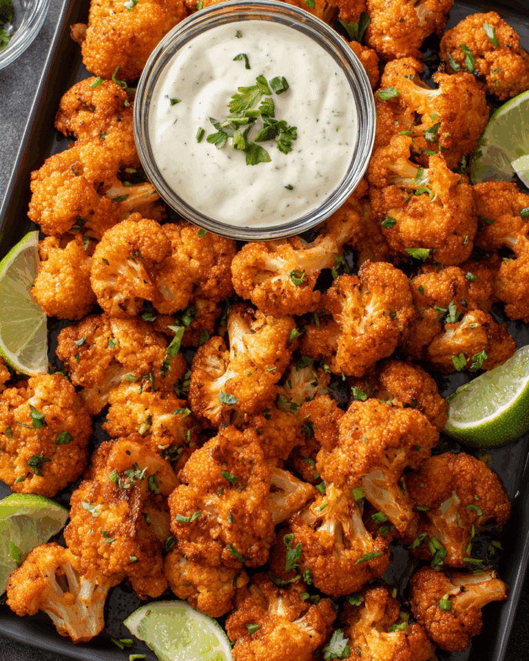 Air Fryer Buffalo Cauliflower Recipe