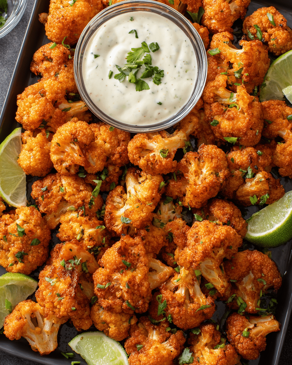 Air Fryer Buffalo Cauliflower Recipe