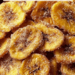 Cinnamon-Sugar Air Fryer Banana Chips : Sweet Snack Recipe