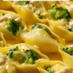 Cheesy Chicken & Broccoli Stuffed Shells Recipe