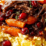 Cranberry Balsamic Roast Beef Recipe
