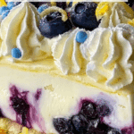 No-Bake Lemon dazzling Blueberry cream Cake Recipe