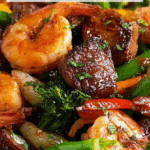 STEAK AND SHRIMP STIR FRY Recipe
