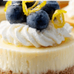 Lemon Blueberry Mini Cheesecakes Recipe