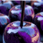 Black Poison Swirl Candy Apples Recipe