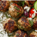 Greek Turkey Meatballs with Tzatziki Sauce Recipe