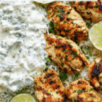 Dump-and-Bake Chicken Tzatziki with Rice Recipe