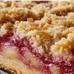 Delightful Rhubarb Shortbread Bars with a Buttery Crust Recipe
