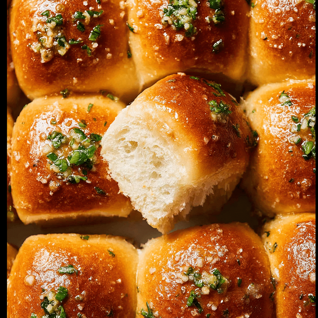 Garlic Bread Rolls Recipe - Recipe Image