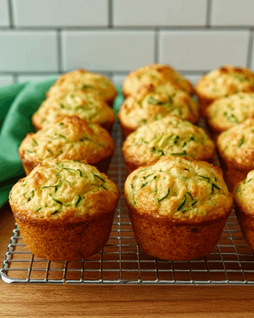 Zucchini, Potato, Carrot & Cheese Muffins Recipe