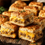 Sausage Cheese Butter Swim Biscuits Recipe