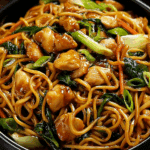GARLIC CHICKEN LO MEIN Recipe