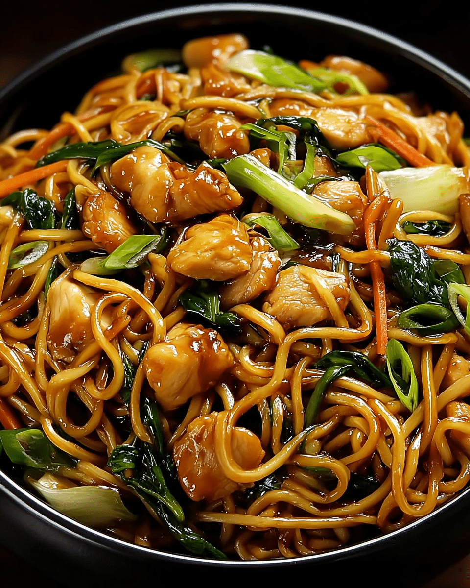 GARLIC CHICKEN LO MEIN Recipe - Recipe Image