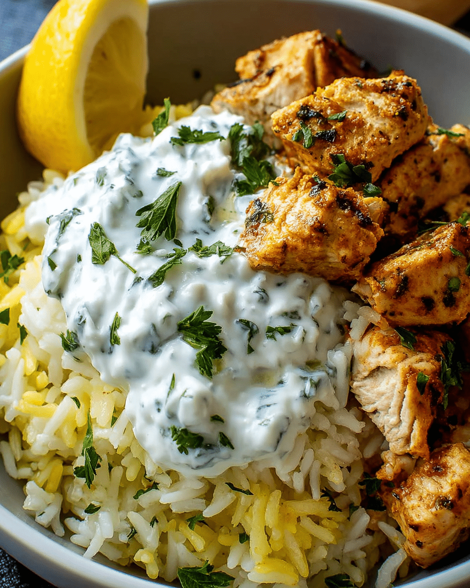 Easy Chicken Tzatziki Rice Bake Recipe