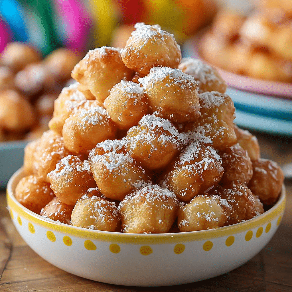 Funnel Cake Bites Recipe