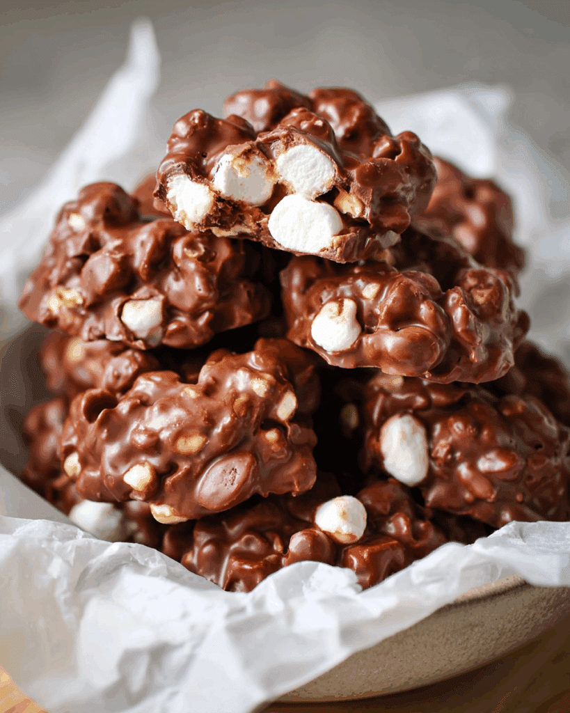 Rocky Road Peanut Clusters Recipe