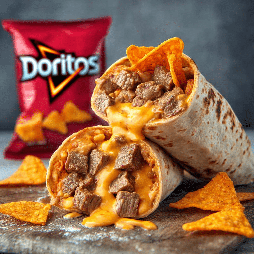 Doritos Cheesy Garlic Chicken Wraps Recipe - Recipe Image