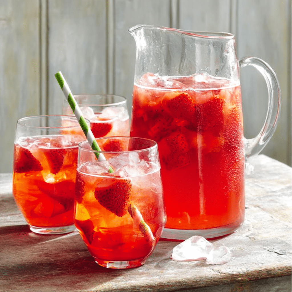 Southern Strawberry Sweet Tea